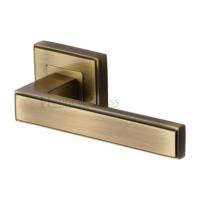M.Marcus Heritage Brass Linear Lever Handle Set