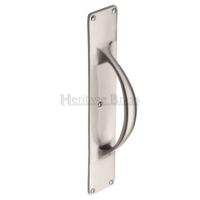 M.Marcus Heritage Brass V1155 Pull Handle on Plate