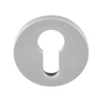 Fold TBY50 brushed stainless steel PZ cylinder escutcheon