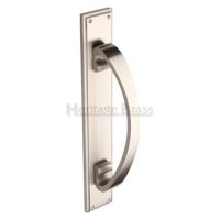 M.Marcus Heritage Brass V1162 Pull Handle on Plate
