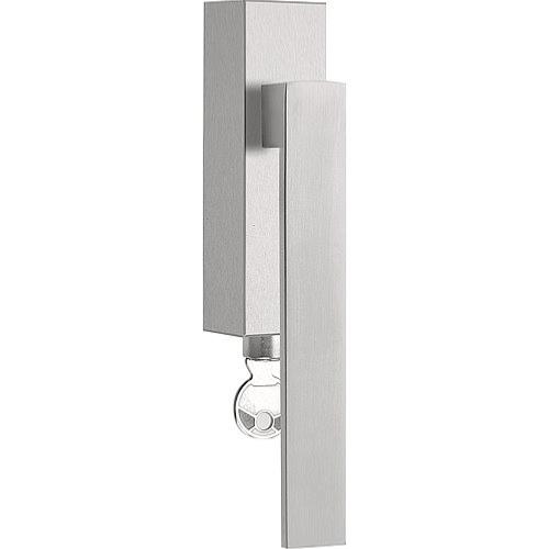 LSQ2CB-DKLOCK brushed stainless steel locking tilt and turn window handle
