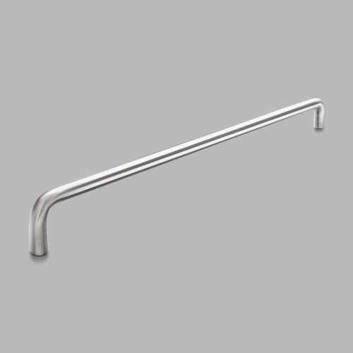 Single dline brushed SS 125 x 19mm straight pull handle