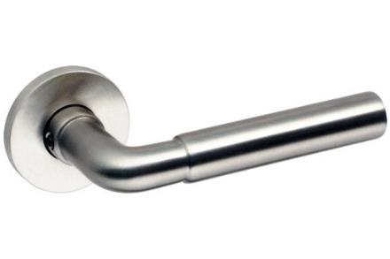 FSB 1171 Brushed Stainless Steel Lever Handle Set