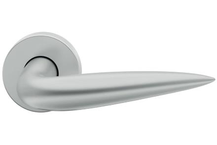 FSB 1111 Silver Anodised Lever Handle Set