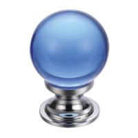 Fulton and Bray Plain Glass Ball Cabinet Knob