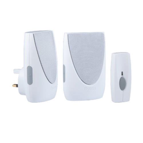 Byron BY212 Wireless portable and plug-in doorchime kit