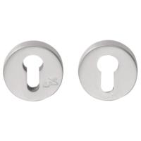 Fold BVEIL brushed stainless steel security escutcheons
