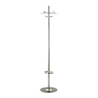 Brushed stainless hall stand 5
