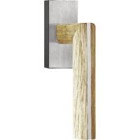 PBL22-DK stainless steel and oak wood non-locking tilt and turn window handle