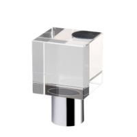 Fulton and Bray Glass Cube Cabinet Knob