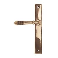 From the Anvil Reeded Slimline Sprung Lever Latch Set