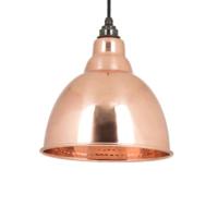 From the Anvil Hammered Copper Brindley Pendant