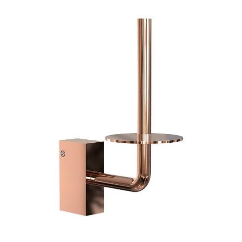 FROST Quadra Copper Spare Toilet Roll Holder