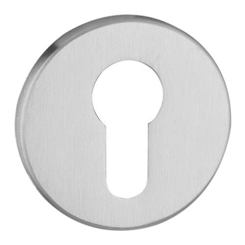 GLUTZ single brushed stainless steel cylinder key hole cover