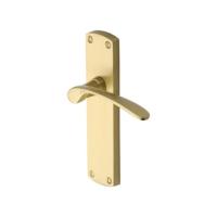 M.Marcus Heritage Brass Diplomat Lever Handle on Plate
