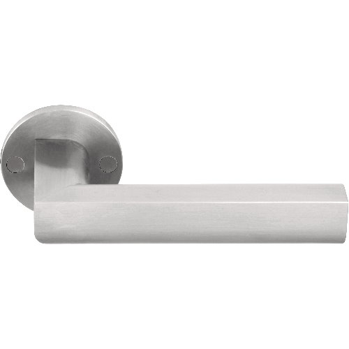 PBL23/50 satin stainless steel lever handle set