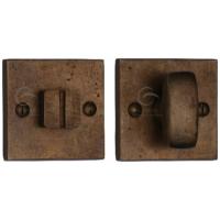 M.Marcus Solid Bronze Rustic RBL155 Square Turn and Release Set