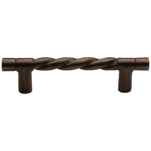 M.Marcus Solid Bronze Rustic Rope Pull Handle