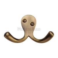 M.Marcus Heritage Brass V1060 Double Robe Hook