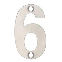 ARKITUR Brushed Stainless Steel 50mm High Door/House Number - 6/9