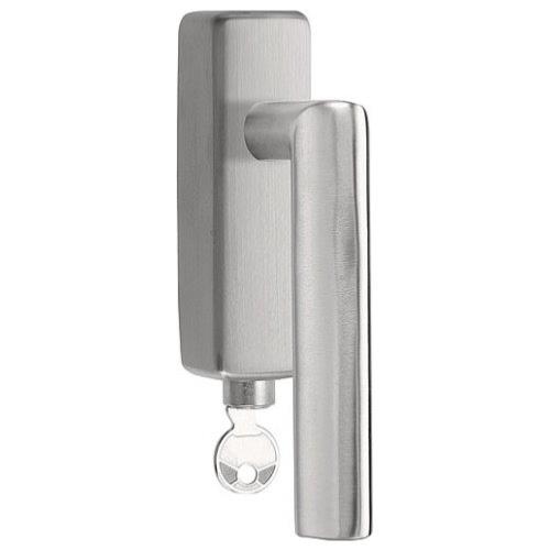 LB8-DKLOCK-O brushed stainless steel locking tilt and turn window handle