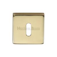 M.Marcus Heritage Brass SQ5002 Lever Key Escutcheon