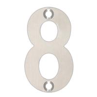 ARKITUR Brushed Stainless Steel 50mm High Door/House Number - 8