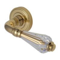 M.Marcus Heritage Brass Crystal Lever Handle Set