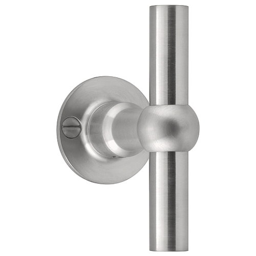 FVT85V/40 stainless steel fixed knob on rose