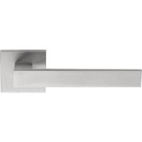 LSQ2CB brushed stainless steel square lever handle