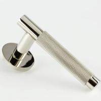Hard and Ware TNL2RR10 Smooth and Knurled Lever on Knurled Round Rose