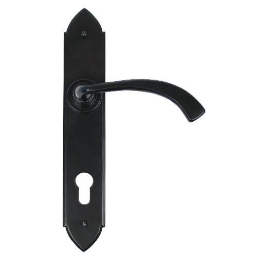 From the Anvil Gothic Curved Lever Espagnolette Set