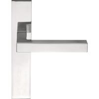 LSQIP236 stainless steel lever handle on plate