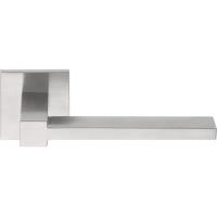 LSQ5 satin stainless steel square lever handle
