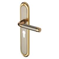 M.Marcus Heritage Brass Saturn Long Lever Handle on Plate