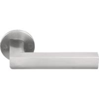 PBL23/50 brushed stainless steel lever handle set