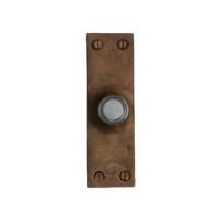 M.Marcus Solid Bronze Rustic RBL348 Bell Push