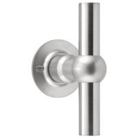 FVT125/52 stainless steel lever handle on rose