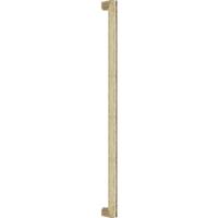 PB422 satin stainless steel and oak wood front door pull handle