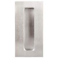 LSQ150 stainless steel rectangular flush pull cabinet fitting