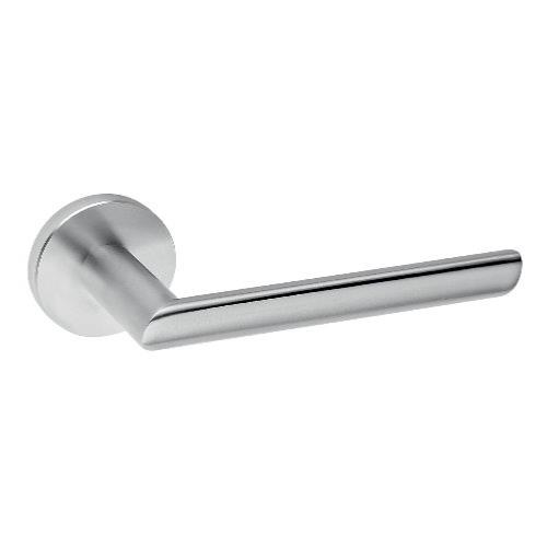 JNF ORGANIC 31 brushed stainless steel oval lever handles set
