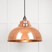 From the Anvil Hammered Copper Harborne Pendants