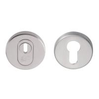 Fold BVEIL-KT brushed stainless steel security escutcheons