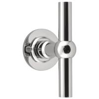 FVT110/52 stainless steel lever handle on rose