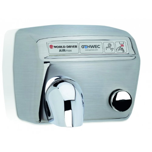 World Dryer Model A Manual Hand Dryer
