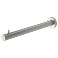 LB306 brushed stainless steel projecting coat rail