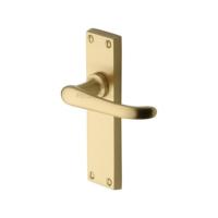 M.Marcus Heritage Brass Windsor Lever Handle on Plate