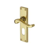 M.Marcus Heritage Brass Bedford Lever Handle on Plate