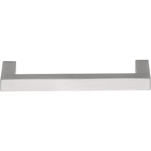 LSQ80 brushed solid stainless steel square cabinet handle