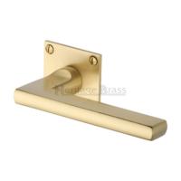 M.Marcus Heritage Brass Trident Low Profile Lever Handle Set